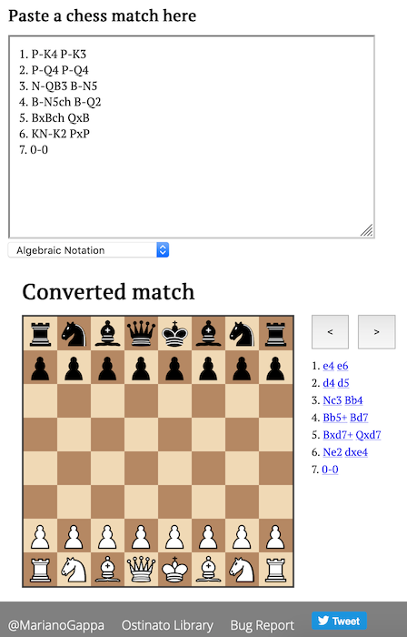 Chess Story: Converter