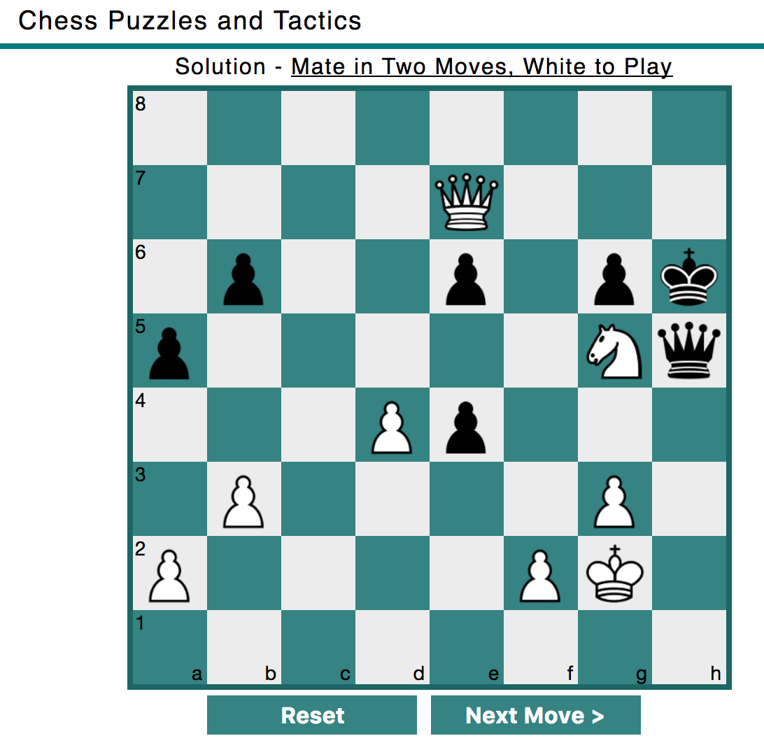 Example: mate in two moves